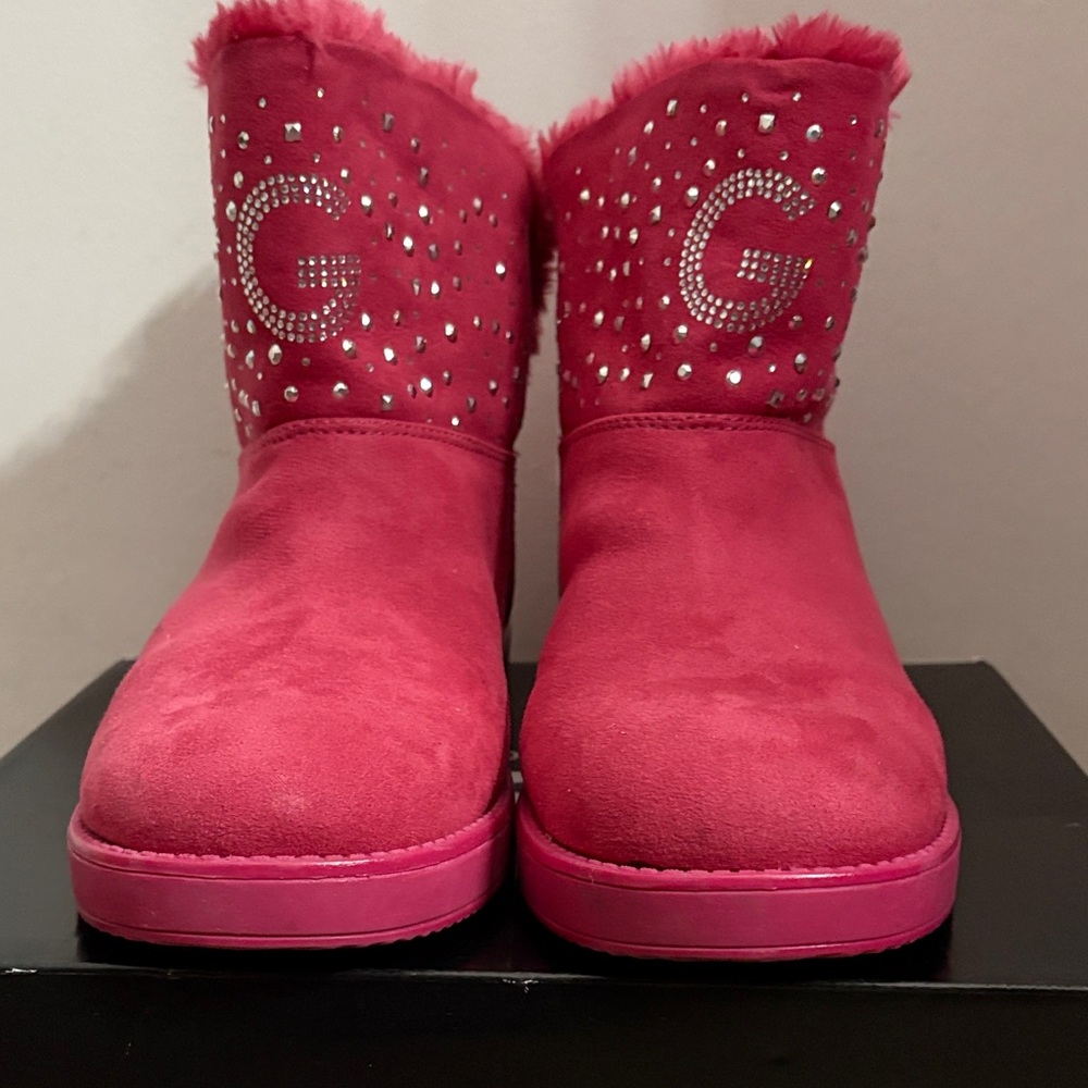 GBG Pink Studded Boots